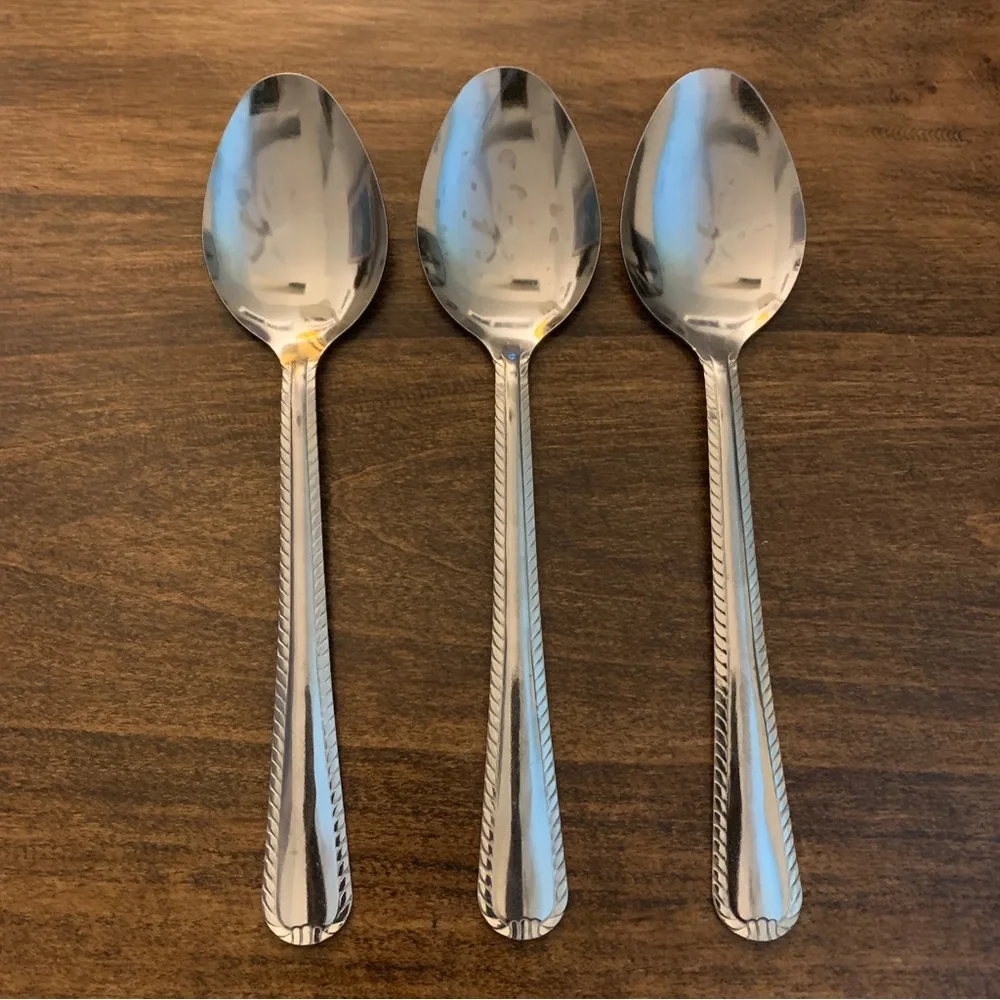 4/$15 Three stainless tablespoons